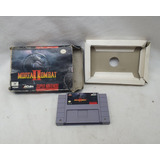 Mortal Kombat 2 Original Super Nintendo -sem Manual E Panfle