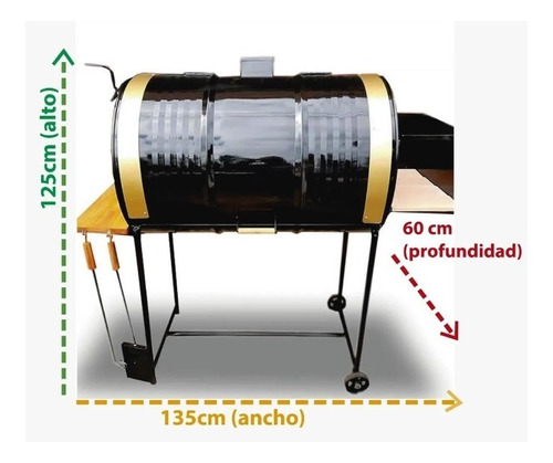 Parrilla Chulengo Con Fogonero +palita+atizador Capital!!!!!