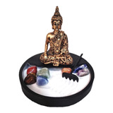 Jardim Zen Redondo Buda Hindu Tibetano Pedra 7 Chakras