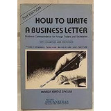 How To Write A Business Correspondence For...