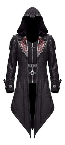 Chaqueta Con Capucha Estilo Gótico Assassin Creed Steampunk