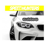 Vinilo Speed Hunters Amarillo Franja Calcomanía Sticker Auto