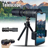 Telescopio Monocular Súper Teleobjetivo Zoom 4k 10-300x40mm