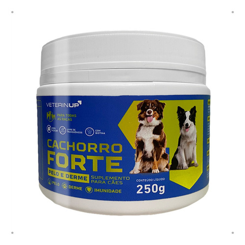 Suplemento Cachorro Forte Pelo & Derme 250g 1 Pote