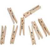 Pack 20 Perros  De Madera  Colgadores