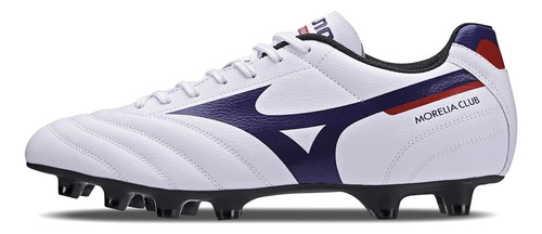 Chuteira Mizuno Campo Morelia Club Md Branco Marinho