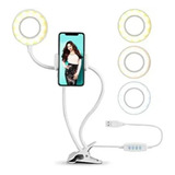 Ring Light Suporte Celular Selfie Luminaria Abajur Youtuber