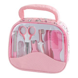 Set De Cuidados Para Bebe Manicure 7 Pcs Con Bolso De Viaje