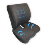 Combo Cojin Ergonomico Espalda + Coxis Asiento Silla