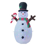 Rama Hinchable Muñeco Nieve Regalo Navidad Infantil 1.6m