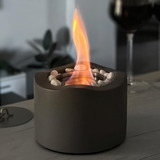 Ganok Cuenco De Mesa De Hormigón Mate Liso  Chimenea Portát