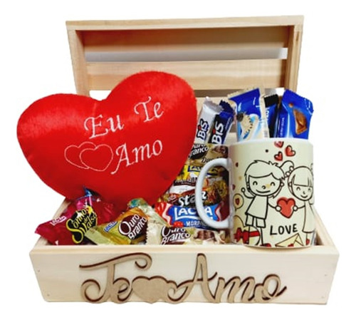 Cesta Presente Romantico Chocolates Namorados Presente Top