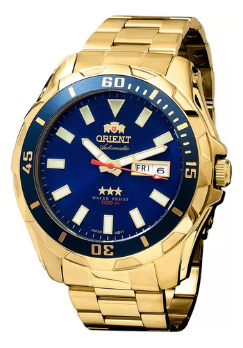 Relógio Orient Automático Homem Prova D'água 100m 469gp078f 