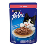 Snack Gato Sobre Purina Felix Adulto Salmón En Salsa 85g Np