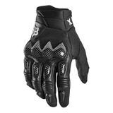 Guantes Fox Bomber Negro Refuerzo Nudillos Motocross Enduro