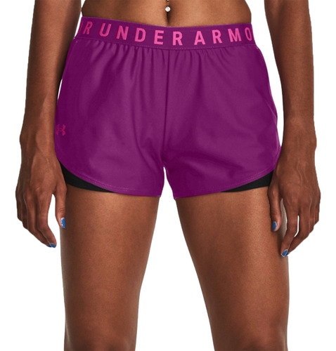 Short Mujer Under Armour Play Up Violeta Jj deportes