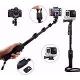 Palo Selfie Extensible Adaptador Celular Camara Fotos 1,25cm