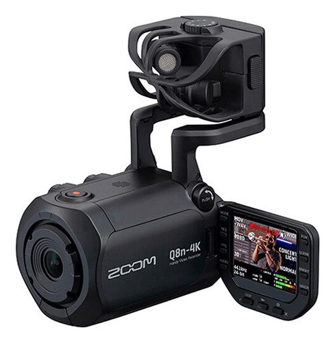 Filmadora Zoom Q8n-4k Handy Gravador Vídeo E Áudio Profissio