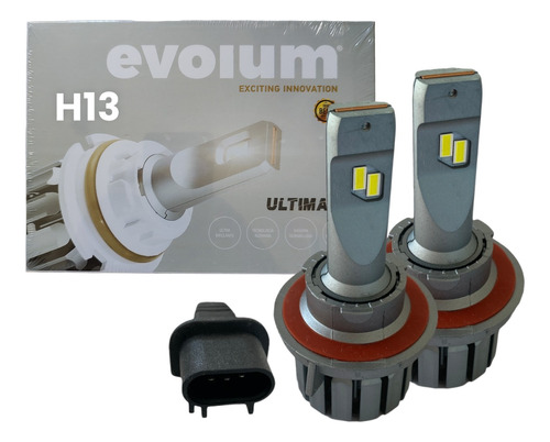 Hiperled Evolum Ultimate Focos  15,000 Lúmenes H4/h7 9005-06