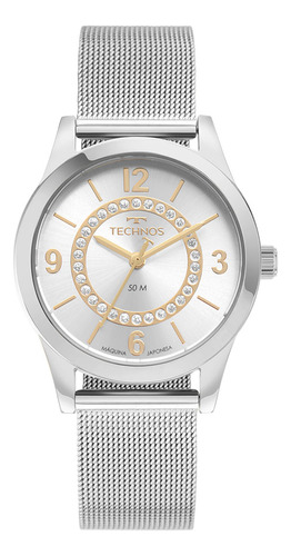 Relógio Technos Feminino Boutique Prata - 2036msu/1k
