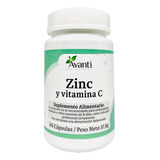 Avanti - Zinc + Vitamina C 60 Cápsulas Vegetales