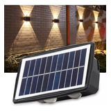 Lámpara Solar Exterior 4 Luces Con Sensor De Movimiento