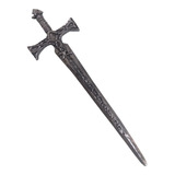 Punhal Athame Espada Excalibur Em Estanho 17 Cm Wicca