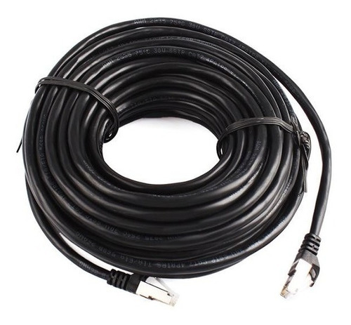 Cable De Red 100% Cobre Cat6 100 Metros Para Exterior Armado