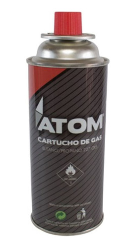 Cartucho De Gas Butano Cocinilla Soplete Encimera Atom 227gr