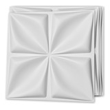 Panel De Pared Decorativo 3d De Pvc Color Blanco Art3d