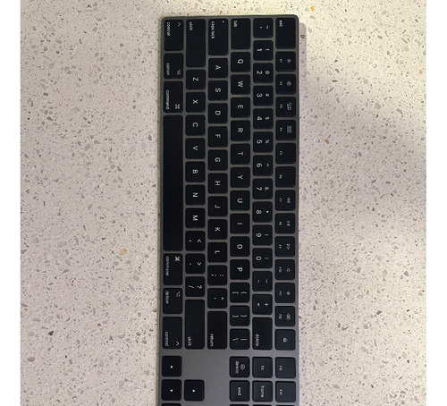 Teclado Apple Magic Keyboard A1843 Inglés Color Gris