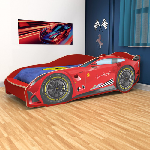 Cama Infantil Auto Ferrari 1,90 X 80 Todo El País 