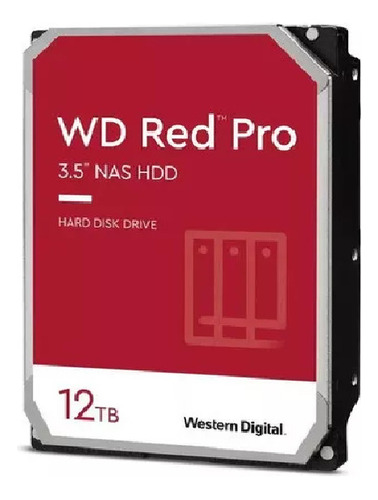 Disco Duro Western Digital Red Pro Wd121kfbx 12tb Nas Sata3 