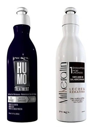 Pack Prokpil Matizador Humo+shampoo Milkeratin1 Con Keratina