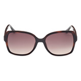 Lentes De Sol Havana Oscuro Degradé Guess Gu0010052f