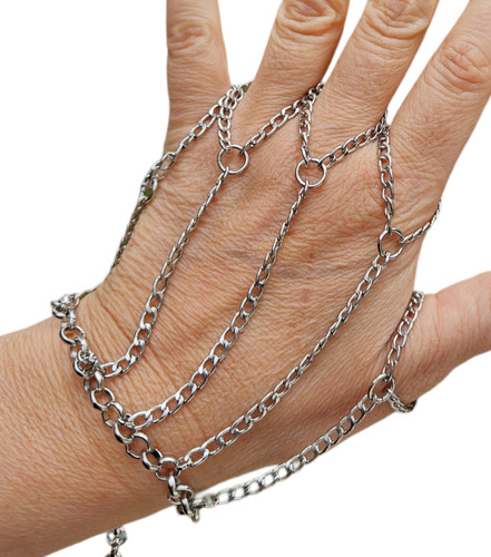 Anillos Conectados - Arnes De Mano. Body Chain