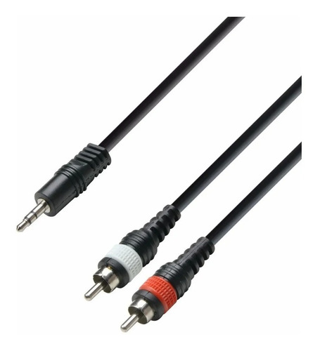 Cable Audio Miniplug 3.5 Stereo 2 Rca 1.8 Metros P