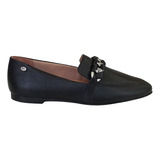 Sapatilha Mocassim Feminino Loafer Couro Legítimo Conforto