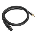 Cable Xlr Tipo Jorindo Hembra A Micrófono Balanceado De 3,5