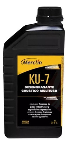 Desengrasante Soda Caustica Multiuso Ku 7 Merclin 1l Pintumm