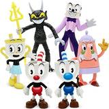 Cuphead Toys (paquete De 6) - Nuevas Figuras De Acción De Cu