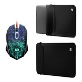 Kit Funda Reversible Notebook 14-15''mouse Alambrico Gamer. 