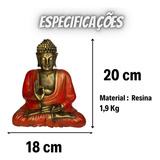 Buda Hindu Tibetano Em Resina - Vitarka Mudra