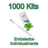 Kit 1000 Escovas Dente E Creme Dental 4gr Hotel Motel Doação