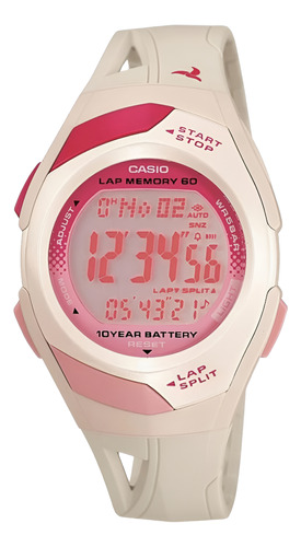 Casio Reloj Deportivo Digital 60 Lap Clasico Modelo Str300-7