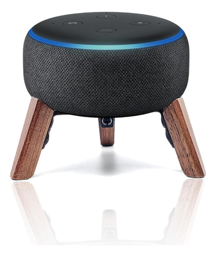 Real Wood Stand For Echo Dots 3rd Gen Smart Speaker (),trip.