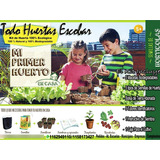 Kit De Huerta P/niños 5 Macetas Biodegradables!!!completa!