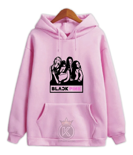 Poleron Black Pink - Blackpink - Banda Japonesa - Canciones - Grupo K-pop - Estampaking