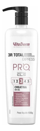 Creatina Em Gel Capilar 3 R Total Express 600g - Vita Derm