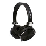 Audífono Aiwa Awx107b Diadema Alambrico 1.2mts Estereo Negro Color Negro